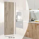 Фасад кухонного шкафа Зея 32.8x102.1 см KONSENSA ЛДСП цвет коричневый