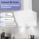 Встраиваемая вытяжка Zigmund & shtain K 151.6 W 24 см цвет белый
