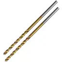 Сверло спиральное по металлу HSS-Co Hilberg CO020 2x49 мм, 2 шт..