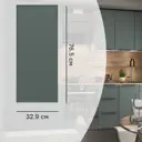 Фасад кухонного шкафа Инта 32.9x76.5 см KONSENSA МДФ цвет белый