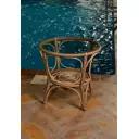 Кофейный столик круглый Bigarden 59.50x57 см цвет коричневый