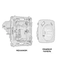 Розетка встраиваемая Ambrella volt Omega MO330010 с заземлением цвет бежевый матовый