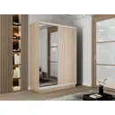 Шкаф-купе Мебельная компания е1 45WEMT_180240_S 240x180х45 см ЛДСП 9 полок цвет сонома
