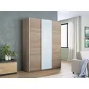 Шкаф-купе Мебельная компания е1 550373 230x210х57 см 10 полок лдсп цвет сонома