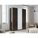 Шкаф-купе Мебельная компания е1 550295 230x210х57 см 10 полок лдсп цвет венге