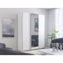 Шкаф-купе Мебельная компания е1 550313 230x210х57 см 10 полок лдсп цвет белый снег