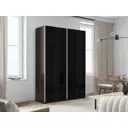 Шкаф-купе Мебельная компания е1 550281 230x160х57 см 8 полок лдсп цвет венге