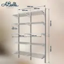 Гардероб A'belle АВ-445-2 126x205x45 см цвет белый