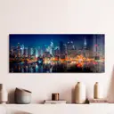 Картина без обрамления Postermarket "Ночной Нью-Йорк" 40x100 см