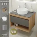 Тумба с раковиной Teymi Ritta F09942 75