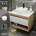 Тумба с раковиной Teymi Ritta F09481 75