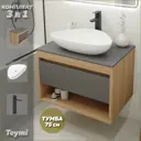Тумба с раковиной Teymi Ritta F09627 75