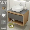 Тумба с раковиной Teymi Ritta F09620 75