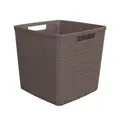 Корзина для хранения в ванной комнате Curver Jute 28x27x28см цвет коричнево-красный