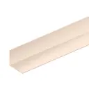Угол ПВХ 20x20x2700 мм слоновая кость