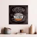 Картина на стекле Postermarket Капучино 30x30 см