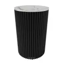 Журнальный столик Genglass Trubis Wood S 40 GGT-03-2-5-S-40, 40x60x40 см, цвет черный