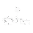 Смеситель для ванны Fmark FS8724-22Q-LM цвет графит