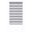 Штора рулонная день-ночь Петер 100x160 см серая