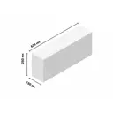 Блок газобетонный D500 625x150x250 мм