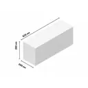 Блок газобетонный D500 625x200x250 мм