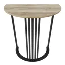Консоль Genglass GGK-05-2-1-7040 40x75x70 см металл цвет орех