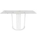 Консоль Genglass GGK-05-3-5-12040 40x75x120 см металл цвет белый мрамор