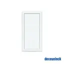 Пластиковое окно ПВХ Deceuninck Форвард одностворчатое поворотно-откидное правое 850x600мм однокамерный стеклопакет цвет белый