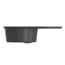 Мойка для кухни Mixline NL-TMS05 (308) 45.5x73.5 см глубина чаши 17 см искусственный камень цвет черный