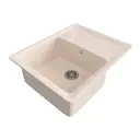 Мойка для кухни Mixline NL-TMS03 (328) 49x60.5 см глубина чаши 19 см искусственный камень цвет бежевый