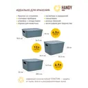 Корзина Handy home 27x25x38 см полипропилен цвет синий