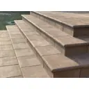 Ступень угловая для лестниц Weeco Флоренция 34x34 см цвет светло-серый 1 шт