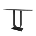 Консоль Genglass GGK-02-2-4-120 40x80x120 см металл цвет черный мрамор