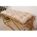 Подушка пикованная Alberica ВелюрПМ/100 ВБ, 45x100 см, цвет бежевый