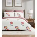 Комплект постельного белья полутораспальный Arya Home Rainbow сатин розовый