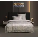 Комплект постельного белья полутораспальный Arya Home Paisley сатин серый