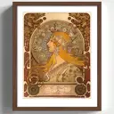 Картина в раме Postermarket "Репродукции известных художников" 50x40 см PM-4060