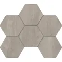 Декоративная мозаика Estima Soft Wood SF03 25x28.5 см Гексагон цвет серый