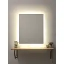 Зеркало для ванной ALFA MIRRORS Ek-56VzVd с подсветкой прямоугольное 50x60см, бесконтактное управление, диммер