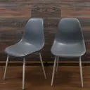 Комплект стульев 2 шт с подушкой Zip-Mebel Туссе 45x83x46 см ABS-пластик цвет белый