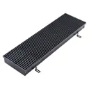 Конвектор внутрипольный KVZ Vent 300-80 1800x300x80 мм биметалл черный