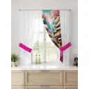 Тюль Comfy way Лерис - 24 CW509024-150 на шторной ленте 150x300 см цвет белый