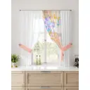 Тюль Comfy way Лерис - 57 CW509057-150 на шторной ленте 150x300 см цвет белый