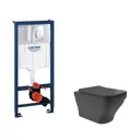 Комплект инсталляция с унитазом Grohe 38721001E0140A цвет черный