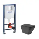 Комплект инсталляция с унитазом Grohe 38772001E0140A цвет черный
