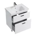 Тумба под раковину Sanstar Gretta 70 331.1-1.5.1.КГРЕ 70x70.50см подвесная цвет белый