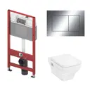 Комплект инсталляция с унитазом Hansgrohe 9400412HGSET001 цвет белый