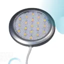 Светильник настенно-потолочный светодиодный Gls Led 19-12 0.5 м² теплый белый (желтый) свет цвет серый/серебристый