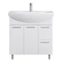 Тумба под раковину напольная SanStar Аура 80 81см с раковиной