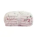 Плед Arya home текст 8680943254597 200x150 см полиэстер цвет розовый
